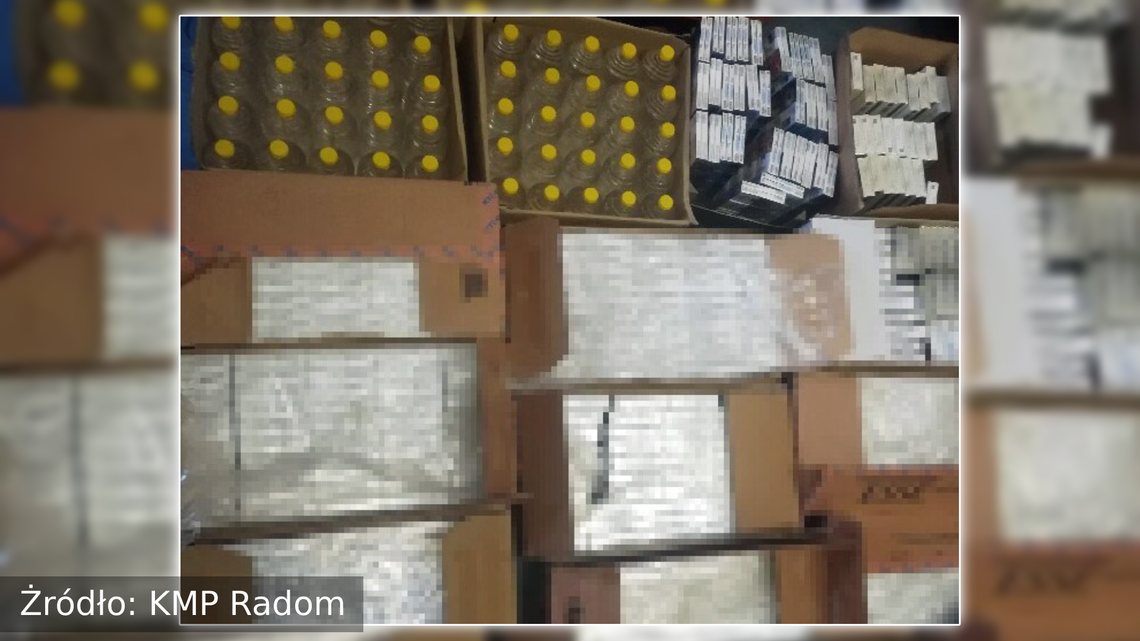 Policjanci przejęli nielegalny tytoń, alkohol i papierosy. Dwóch mężczyzn zatrzymanych Policjanci przejęli nielegalny tytoń, alkohol i papierosy. Dwóch mężczyzn zatrzymanych