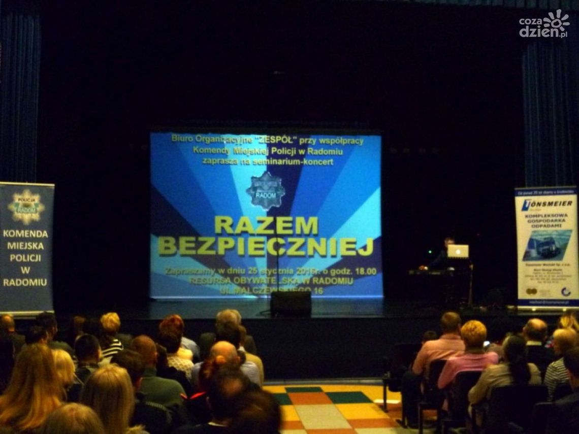 Policjanci w Resursie o bezpieczeństwie