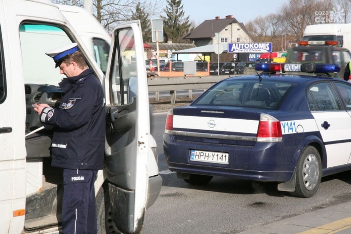 Policjanci z Radomia przeprowadzili akcję "Bezpieczny bus" oraz "Pasy"