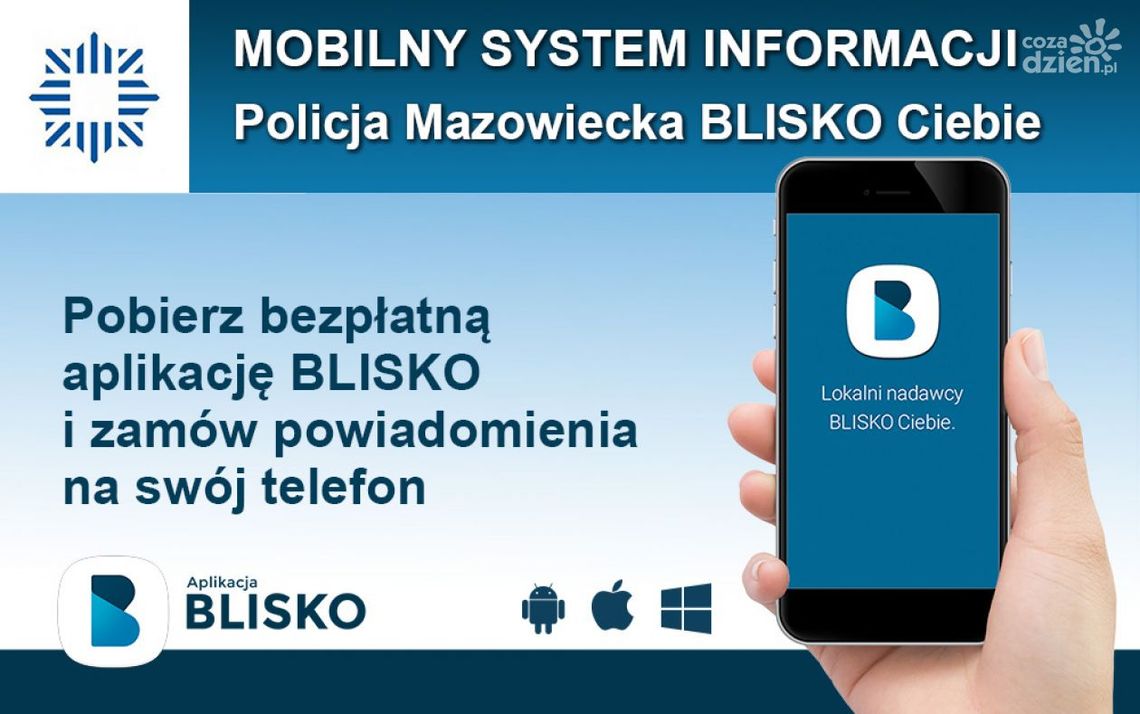 Policyjna aplikacja BLISKO