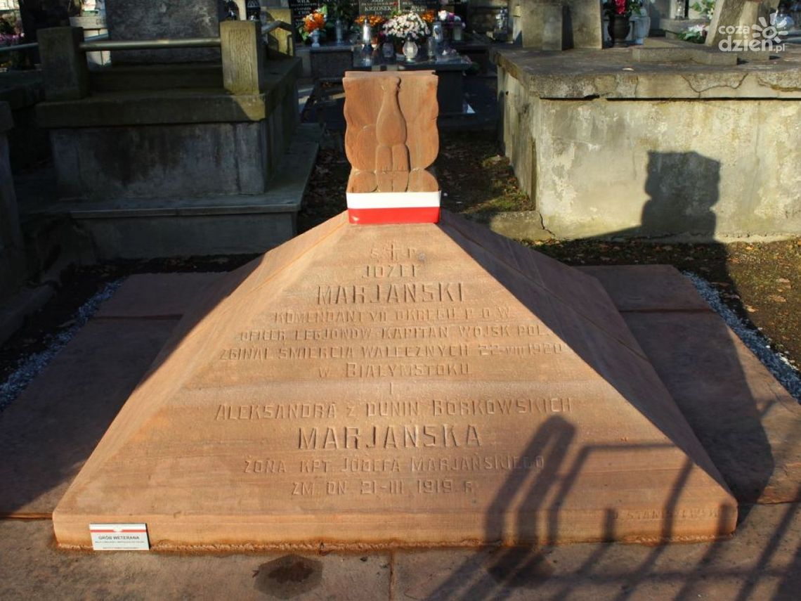 Pomnik mjr. Józefa Marjańskiego wyremontowany