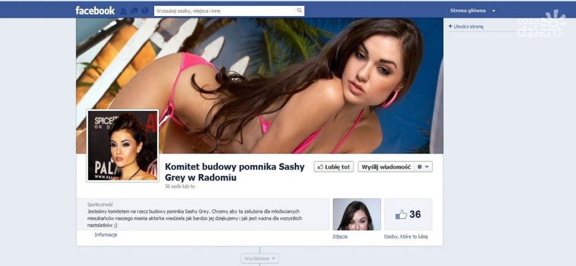 Pomnik Sashy Grey w Radomiu?