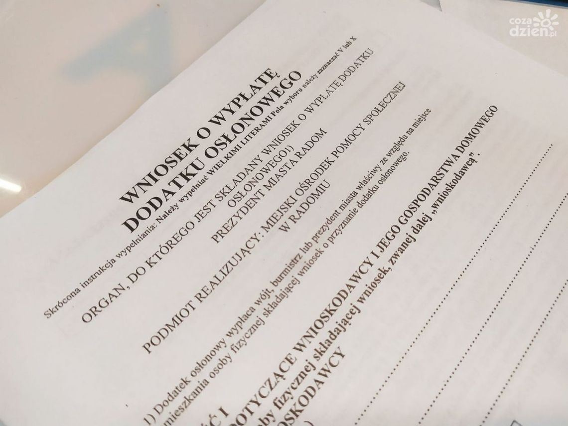 Ponad 14 tys. wniosków o dodatek osłonowy