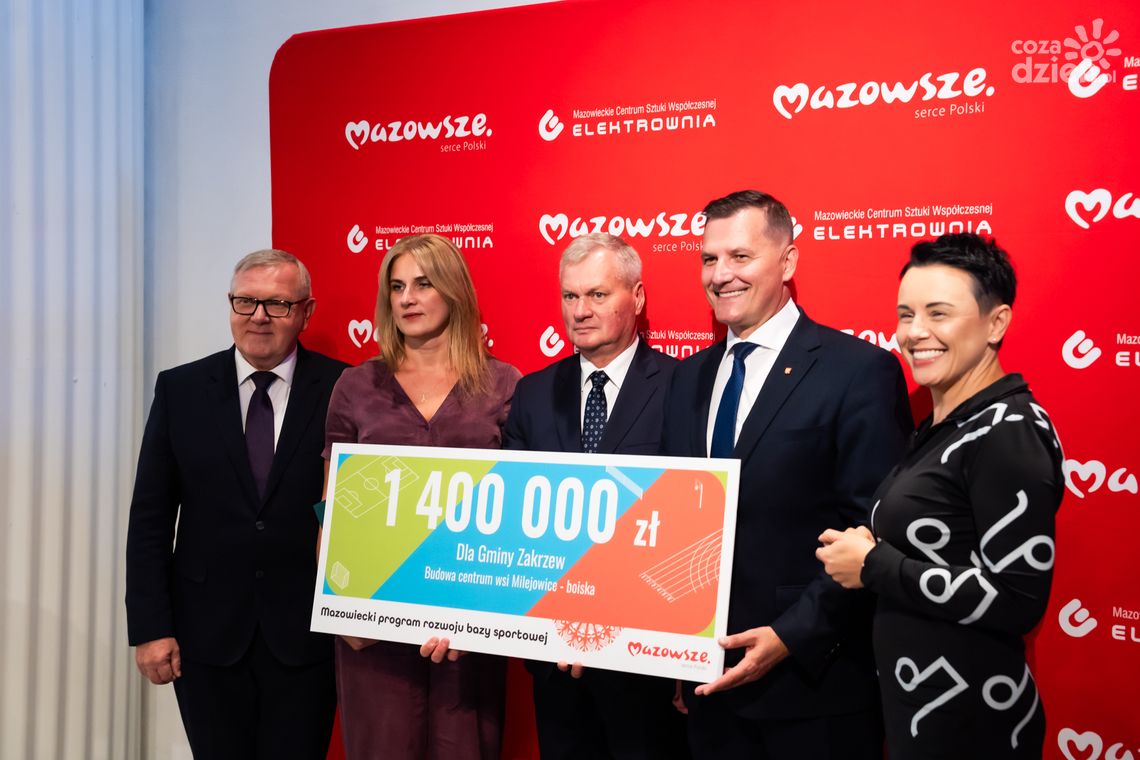 Ponad 7,6 miliona wsparcia na inwestycje sportowe i działalność Kół Gospodyń Wiejskich