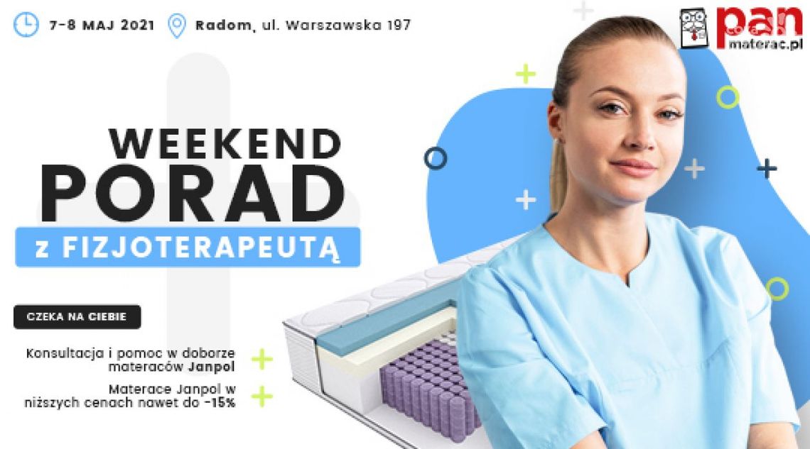 Porady fizjoterapeuty w salonie Pan Materac!