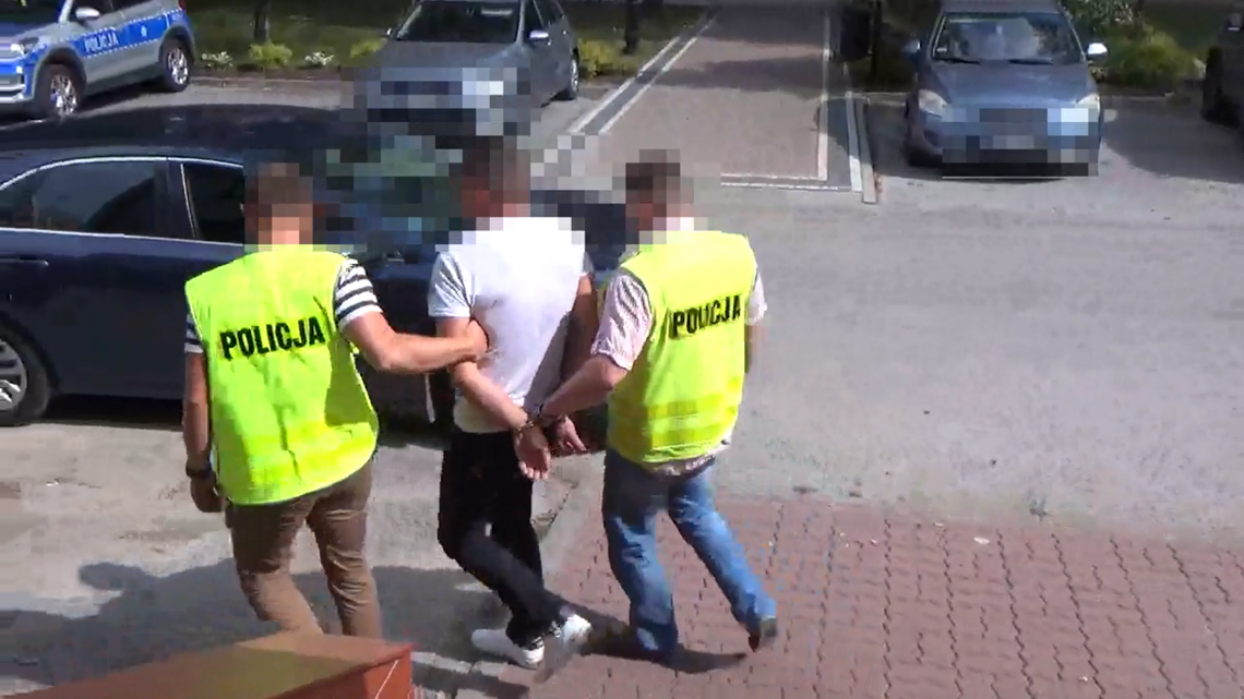 Pościg za pijanym Ukraińcem. Ranny policjant [WIDEO]