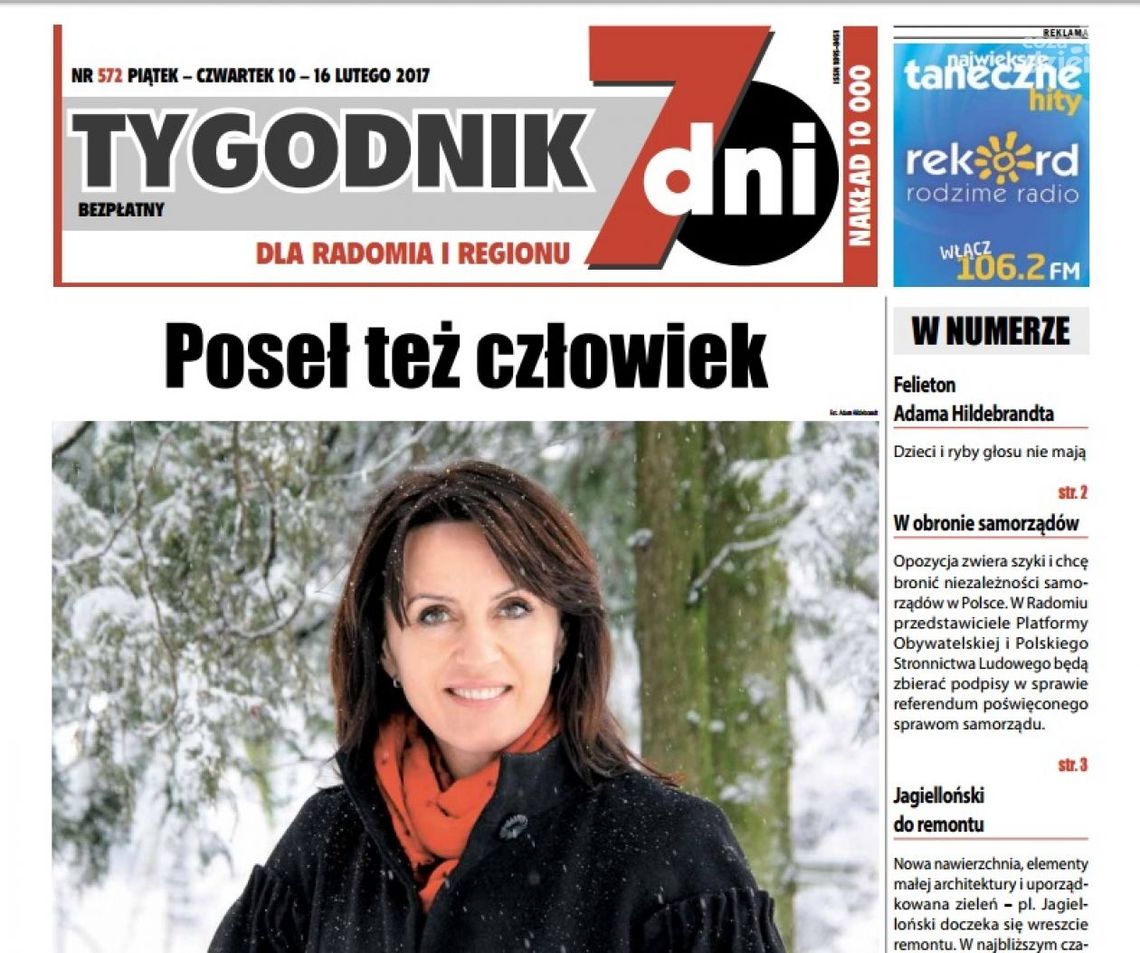 Poseł też człowiek i też w tygodniu ma 7 Dni!