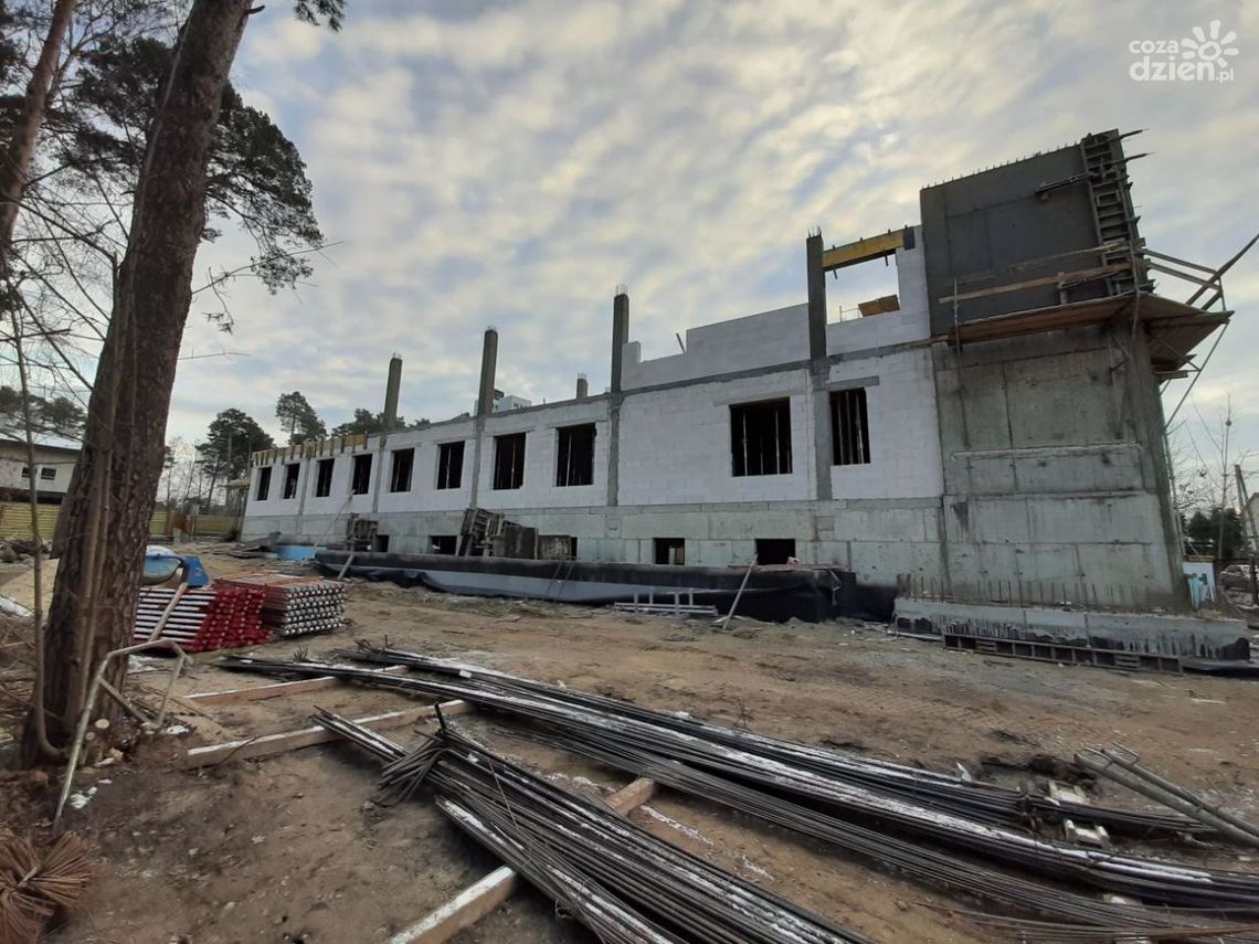 Postępują prace na budowie szpitala w Pionkach