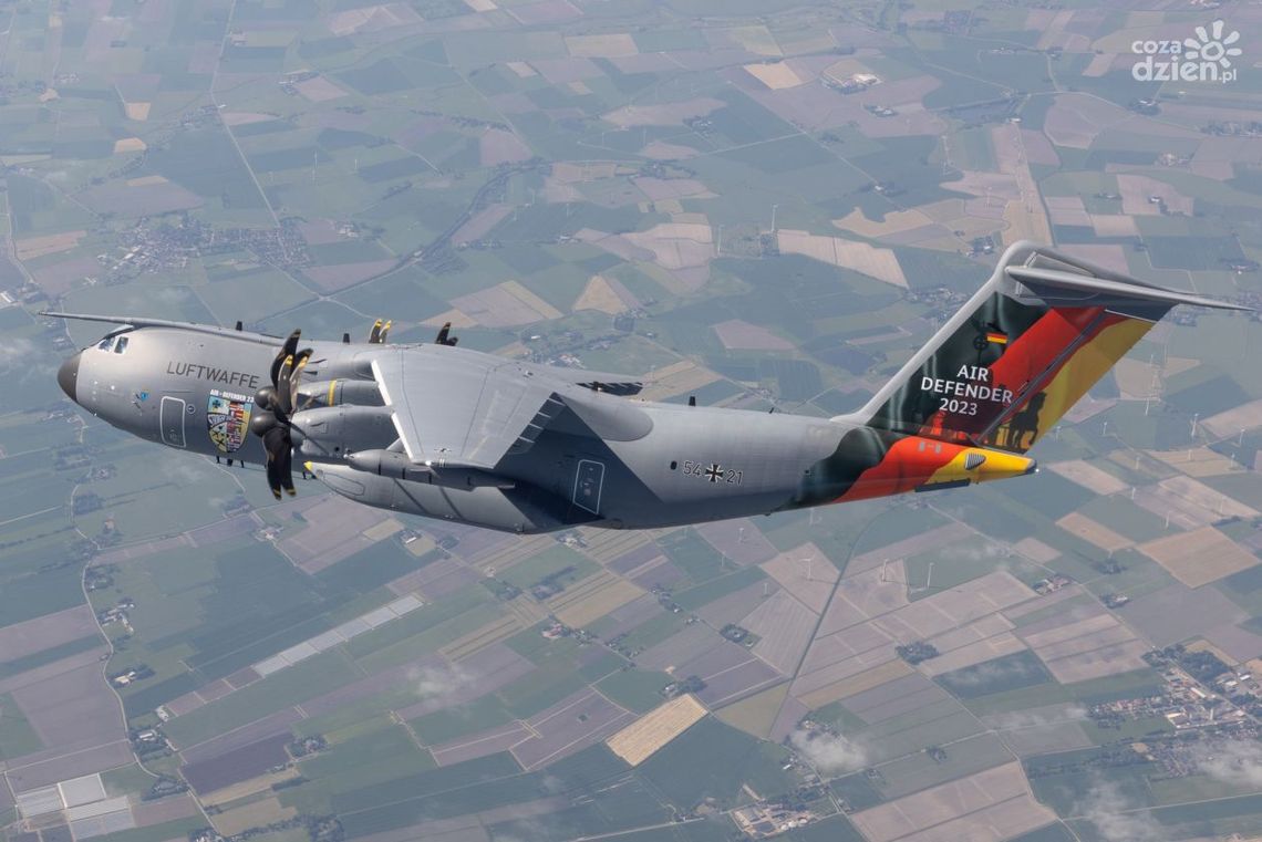 Potężny niemiecki samolot na Air Show 2023