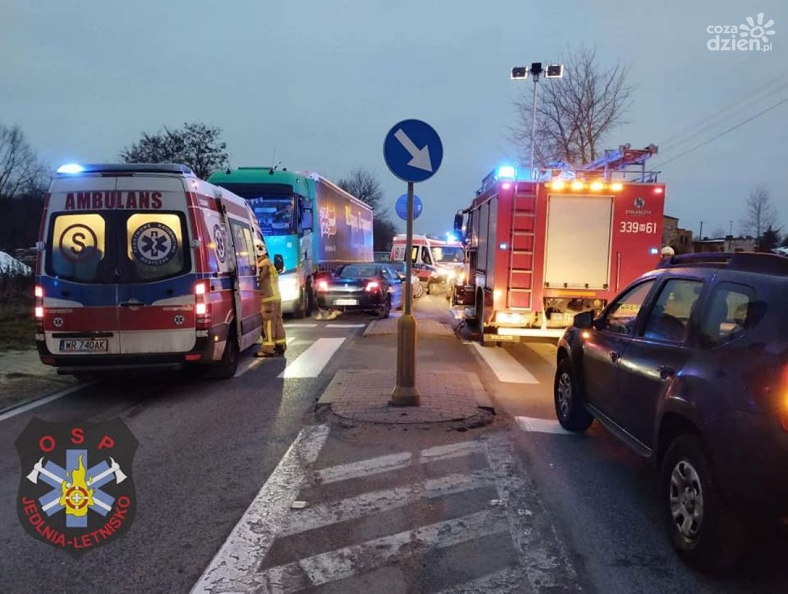 Potrącenie dwóch osób w Antoniówce