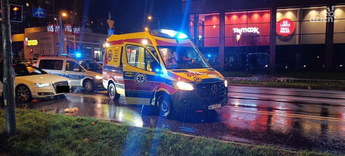 Potrącenie na przejściu dla pieszych Potrącenie na przejściu dla pieszych