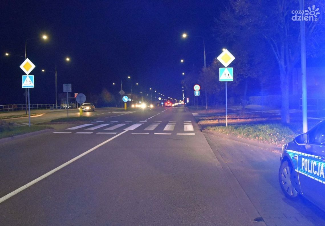 Potrącenie na ul. Warszawskiej. Kierowca pijany 