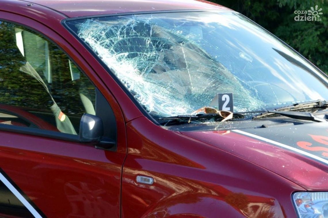 Potrącenie na Warszawskiej