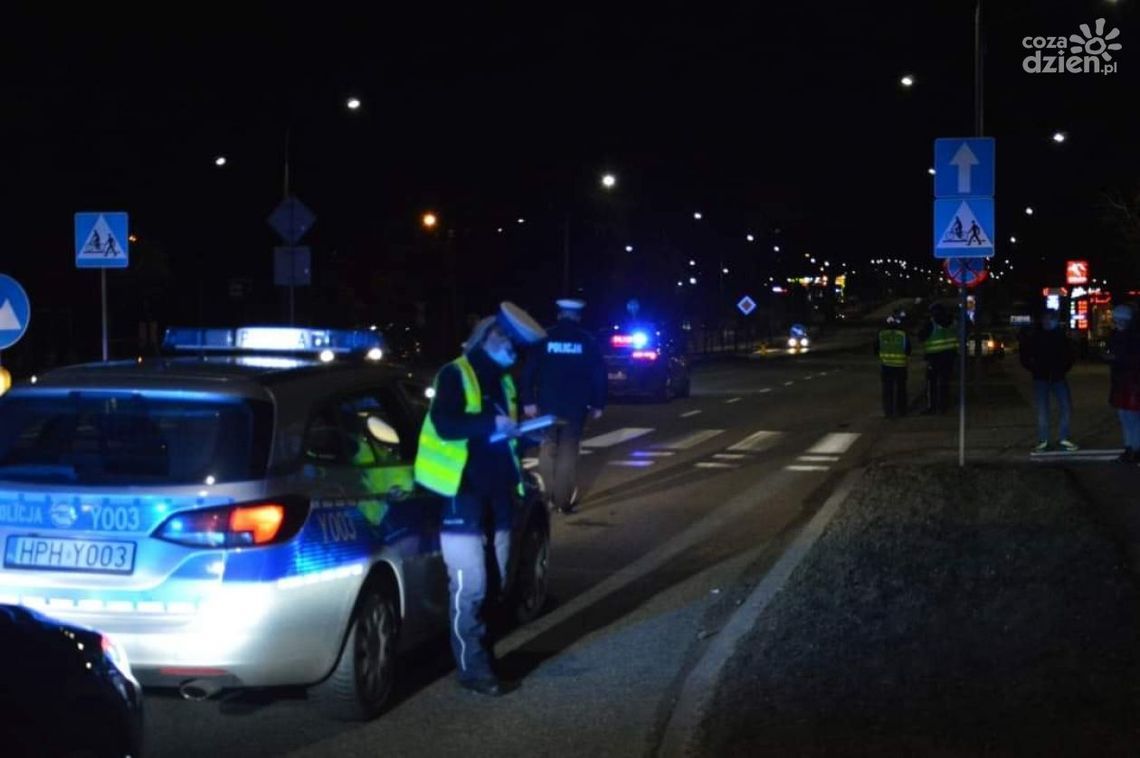Potrącenie pieszego na ul. Warszawskiej