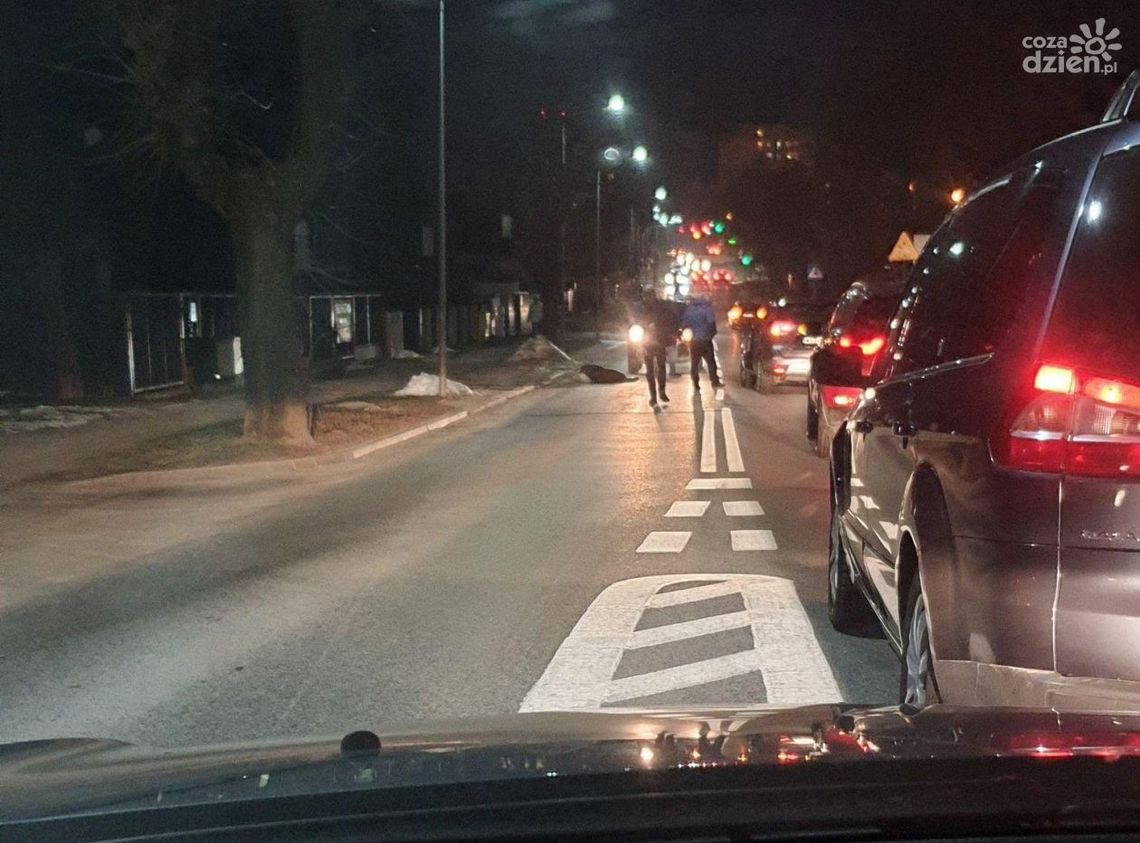 Potrącenie pieszego na ul. Zbrowskiego