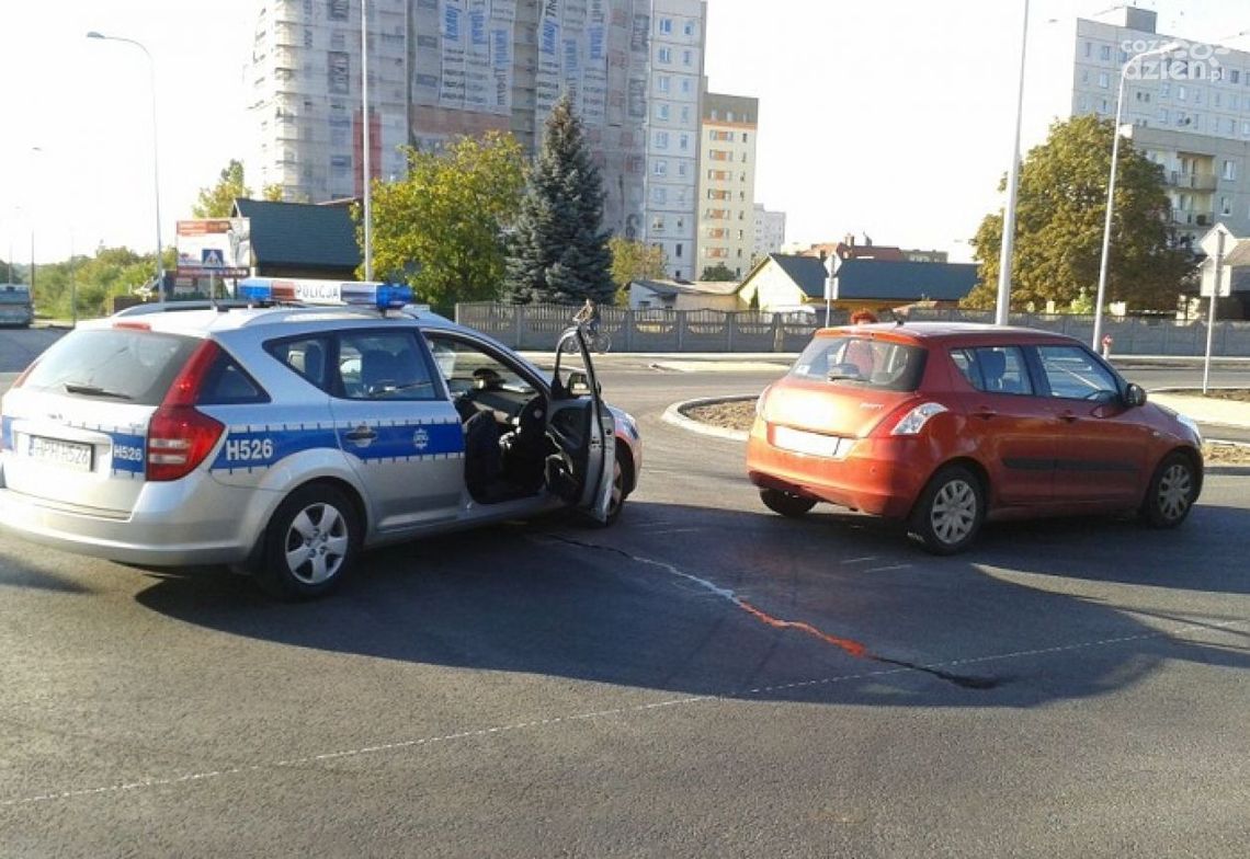 Potrącenie rowerzystki na Mieszka I Potrącenie rowerzystki na Mieszka I