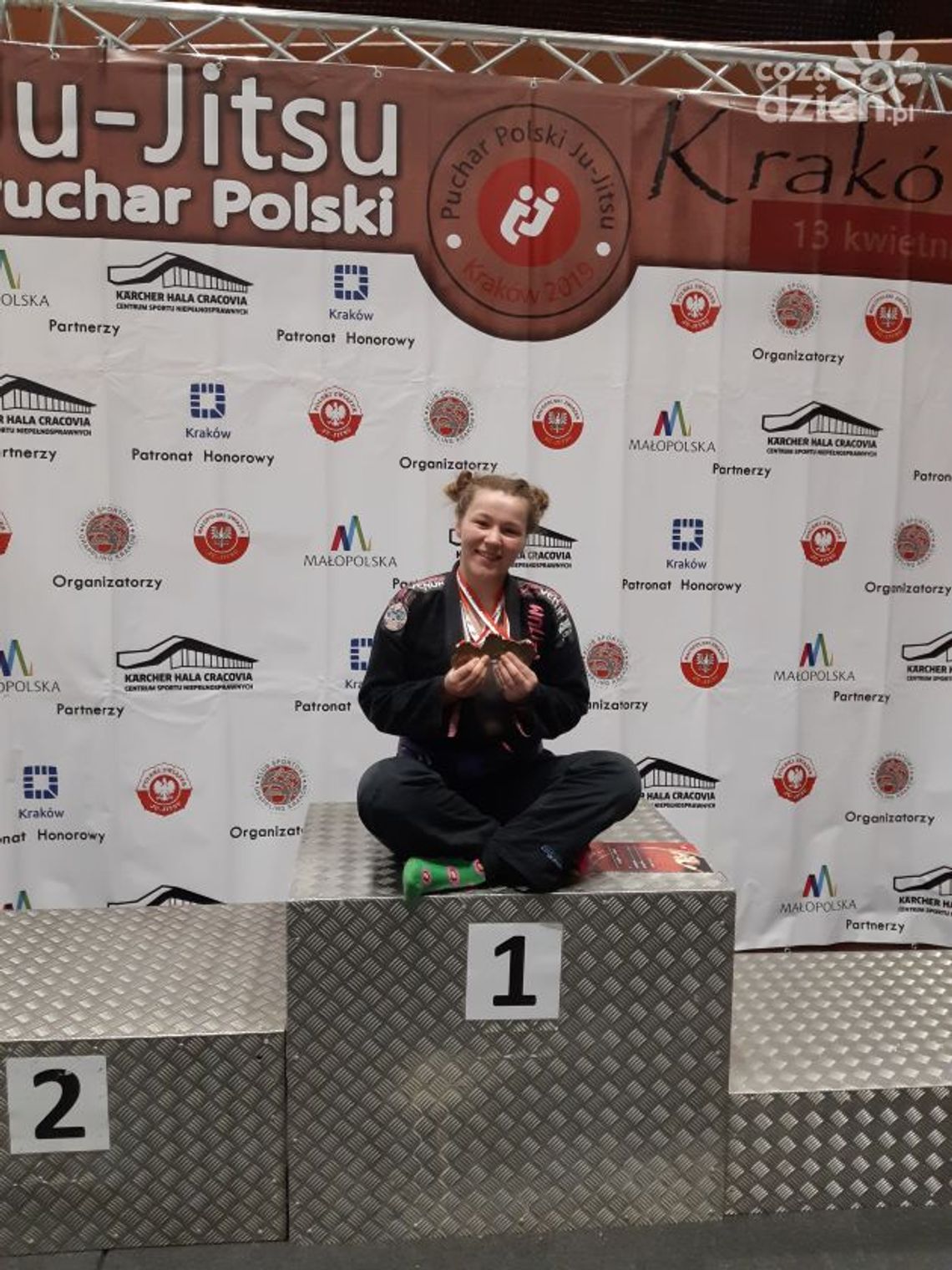 Potrójne złoto radomianki w jiu-jitsu