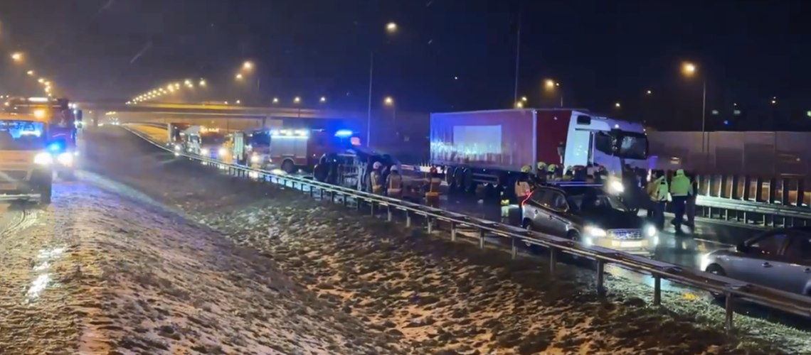 Poważny wypadek pod Grójcem. Są ranni