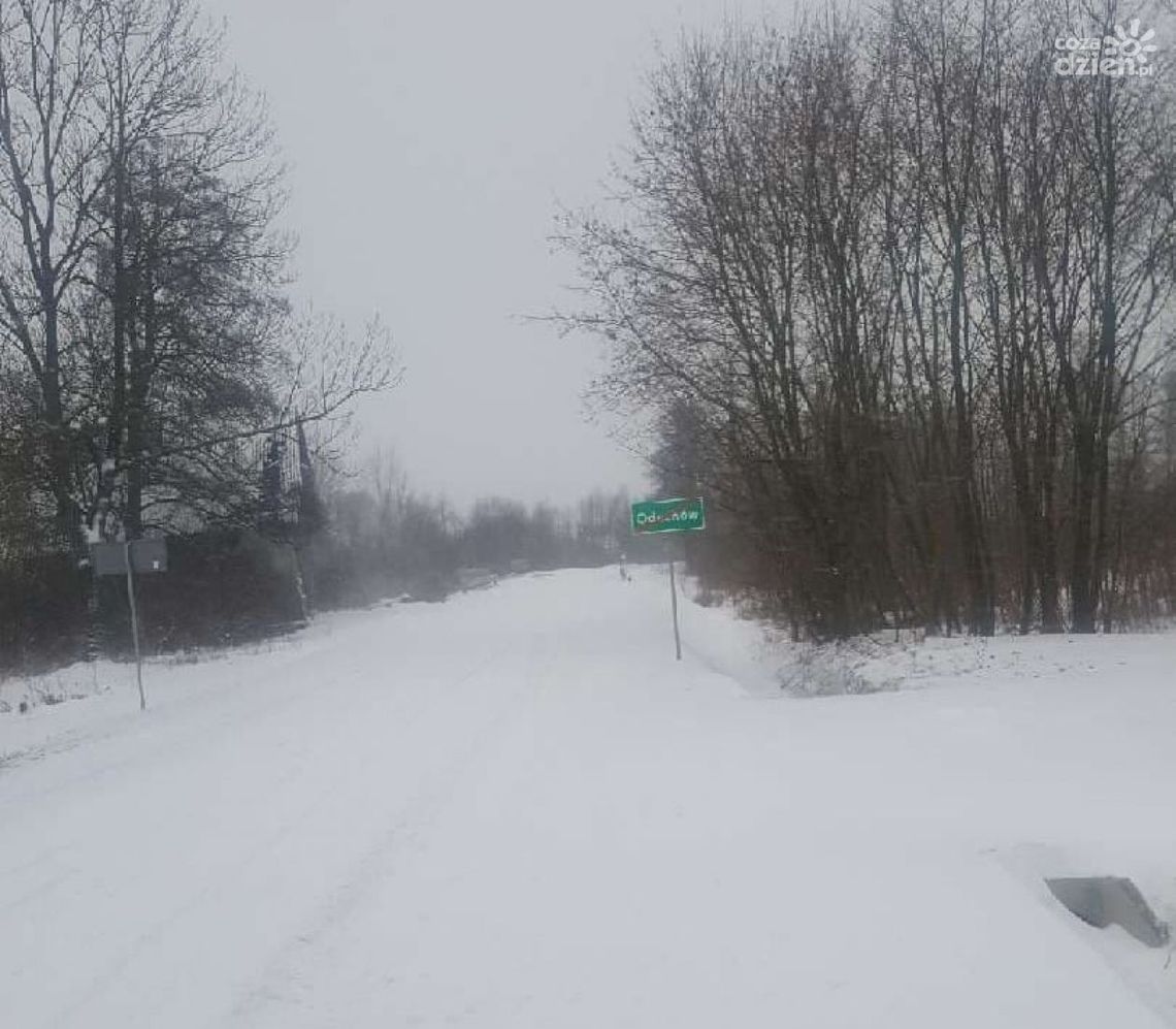 Powiat: Rano wszystkie drogi powiatowe były przejezdne