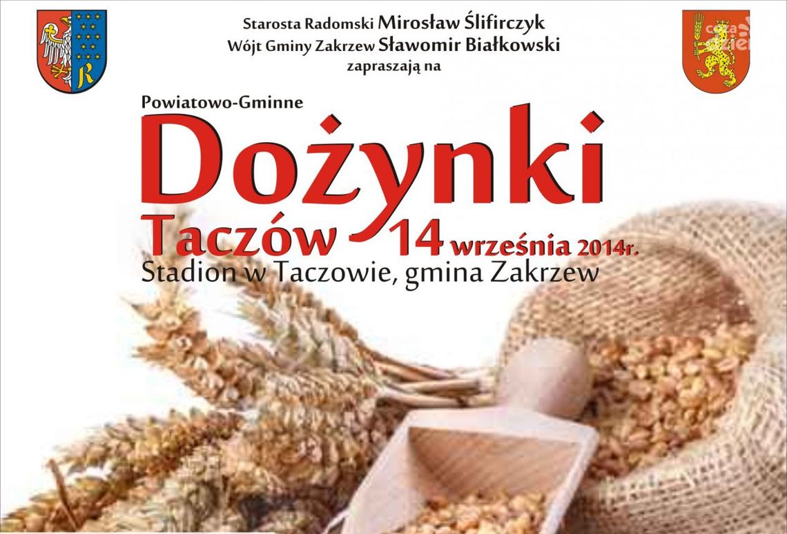 Powiatowe święto plonów już w niedzielę! Powiatowe święto plonów już w niedzielę!