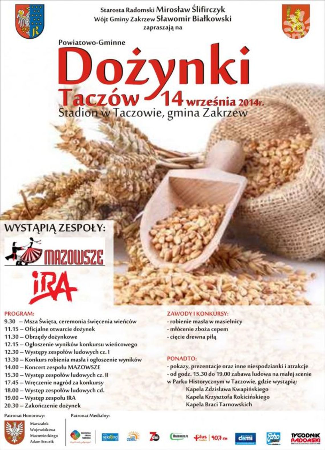 Powiatowe święto plonów w Taczowie