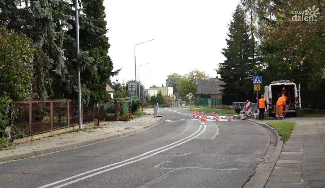 Powstało wyniesione przejście dla pieszych na ul. Wośnickiej