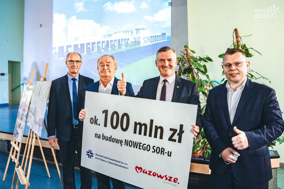 Powstanie nowy SOR na Józefowie! Mazowsze przekazało ok. 100 mln zł Powstanie nowy SOR na Józefowie! Mazowsze przekazało ok. 100 mln zł