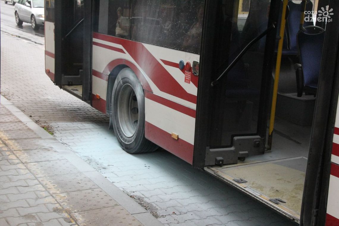 Pożar autobusu na Okulickiego
