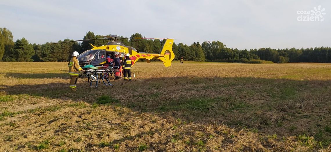 Pożar budynku w Świesielicach. Dwie osoby poparzone 