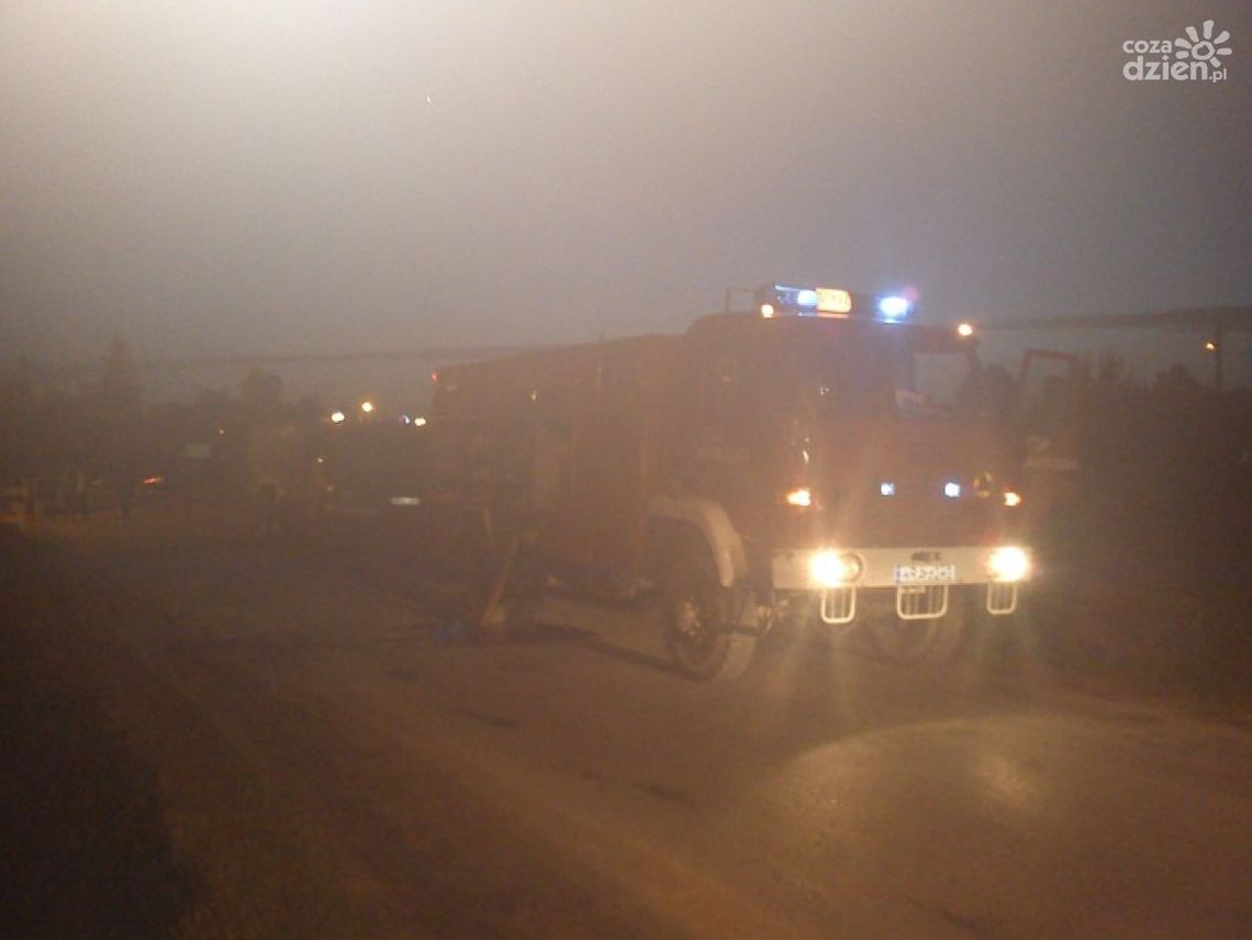 Pożar domku jednorodzinnego!