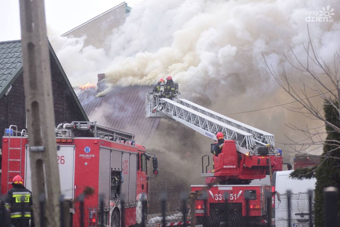 Pożar domu na Floriana. Zobacz zdjęcia Pożar domu na Floriana. Zobacz zdjęcia