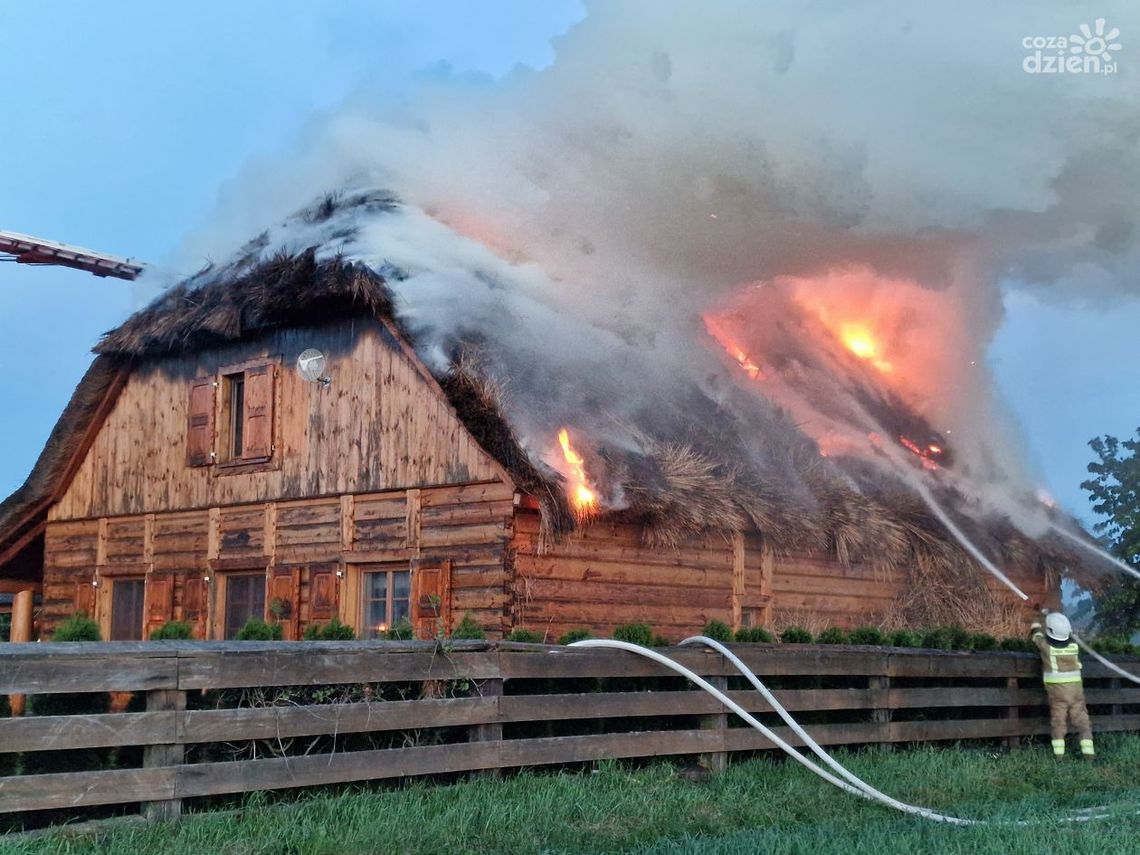 Pożar domu pod Lipskiem Pożar domu pod Lipskiem
