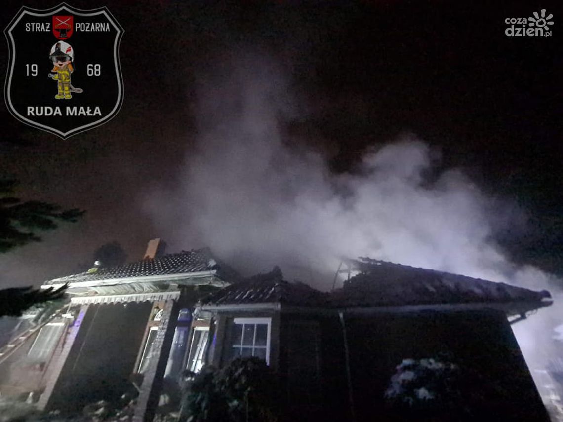 Pożar domu. Straty oszacowano na ok. 1 mln zł