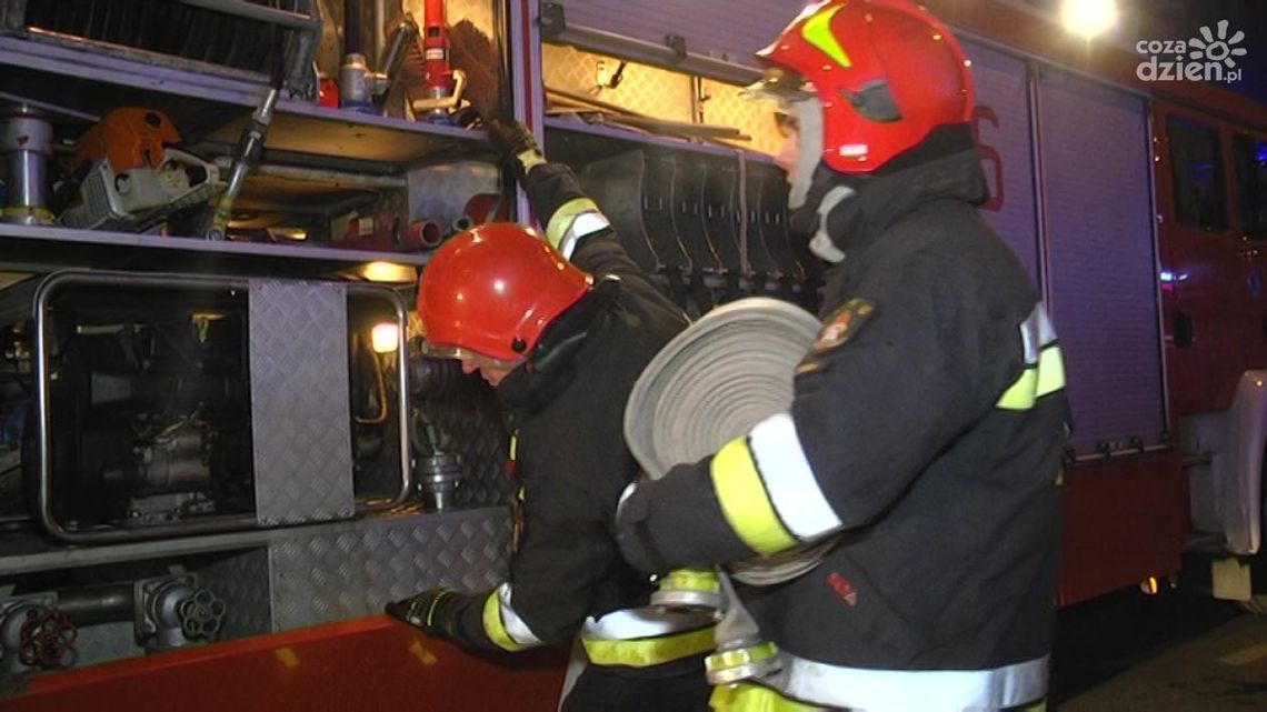 Pożar domu w Janiszewie