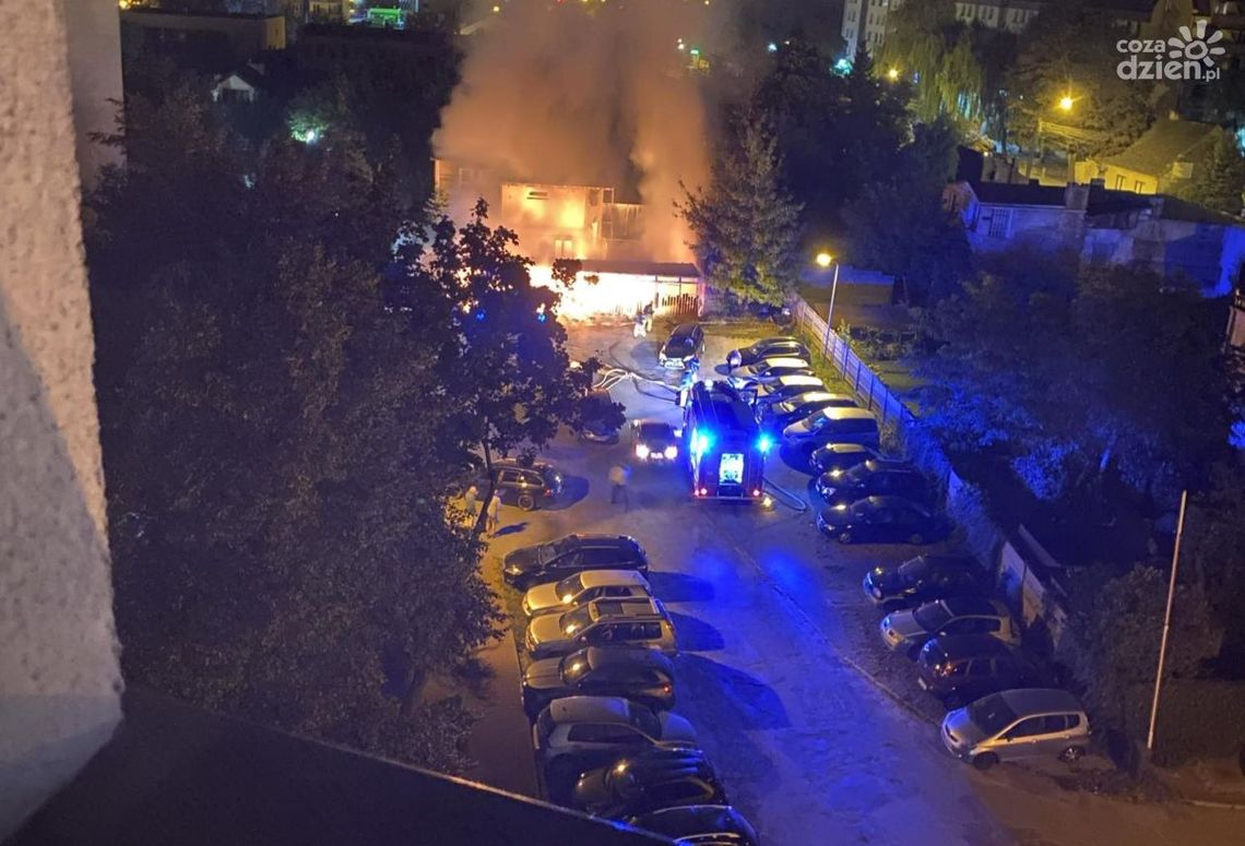 Pożar na Sikorskiego. Straty wyceniono na ponad 100 tys. zł