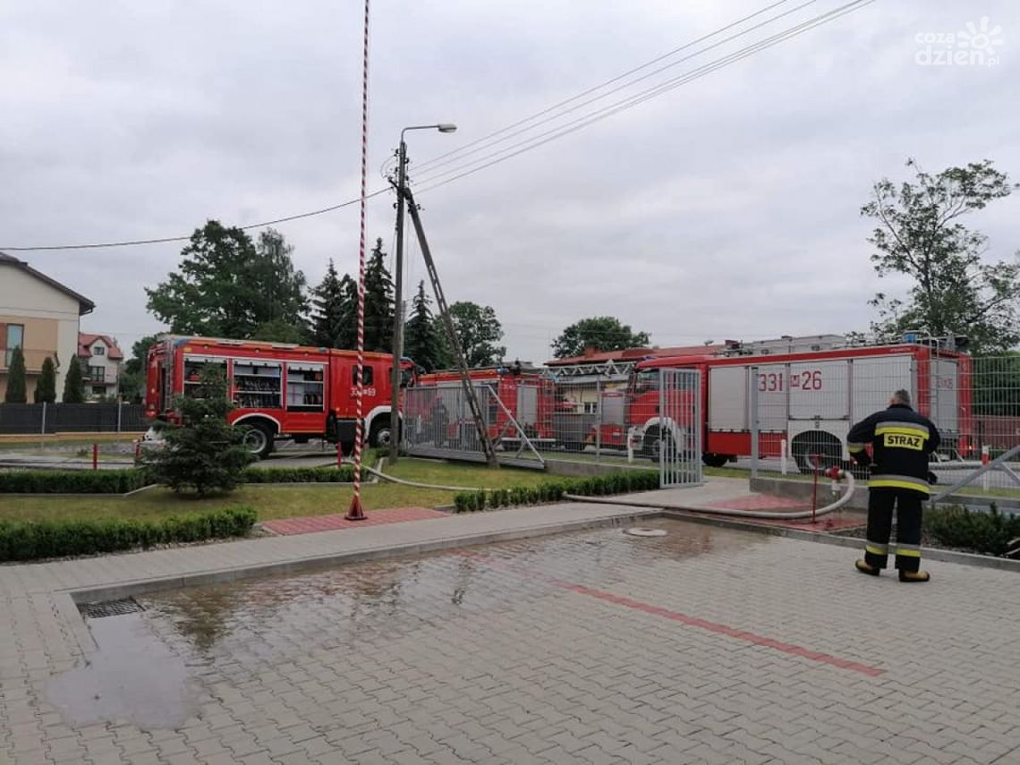 Pożar poczty w Zakrzewie