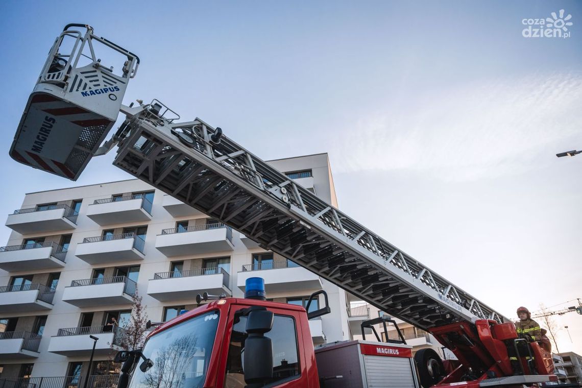Pożar przy ul. Listopadowej. Deweloper zgłosił sprawę policji