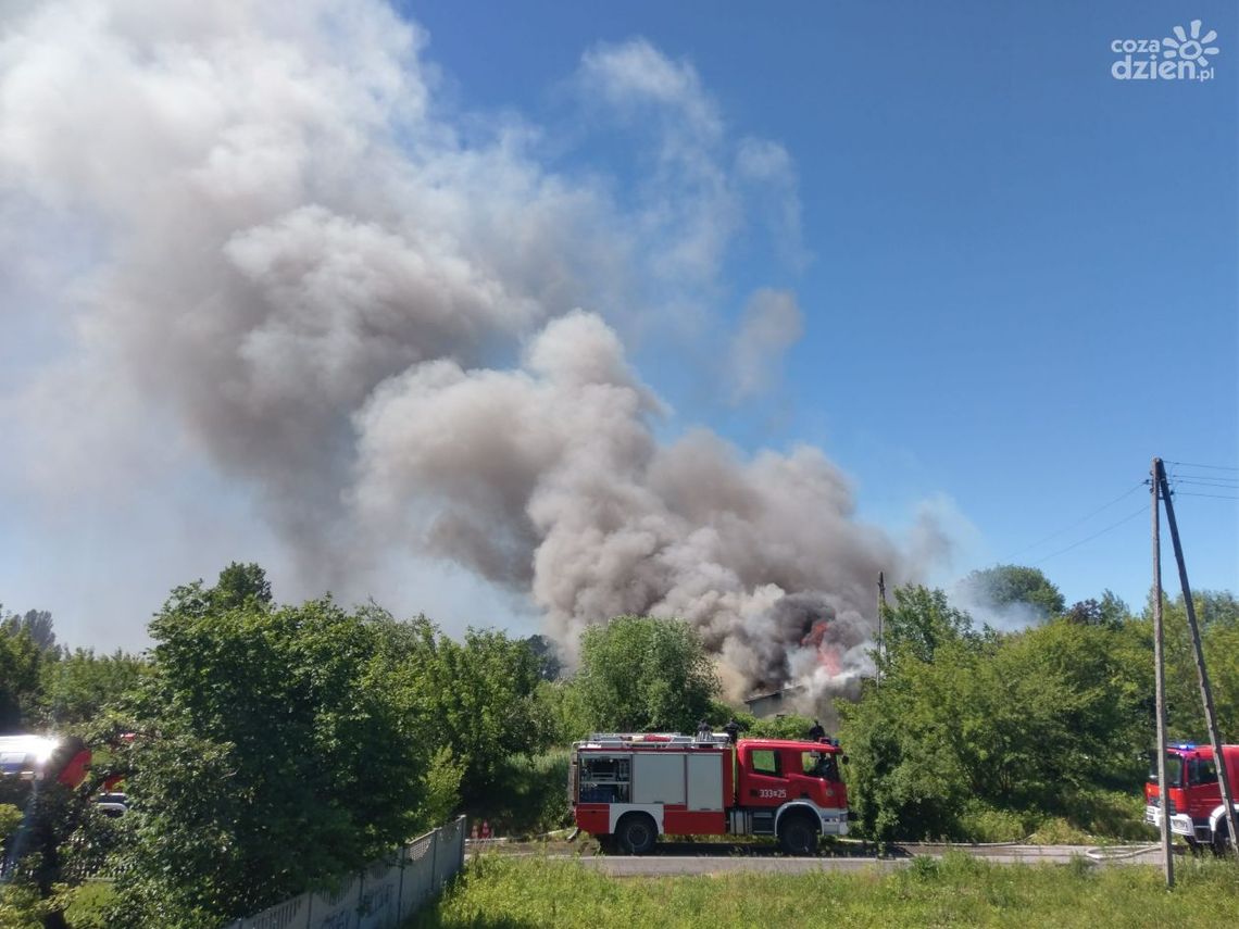 Pożar pustostanu przy ul. Gdyńskiej