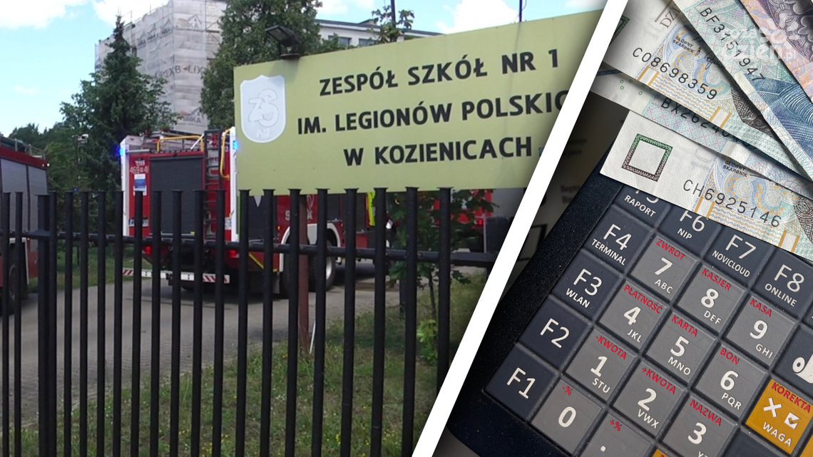 Pożar szkoły w Kozienicach. Jakie są straty? Pożar szkoły w Kozienicach. Jakie są straty?