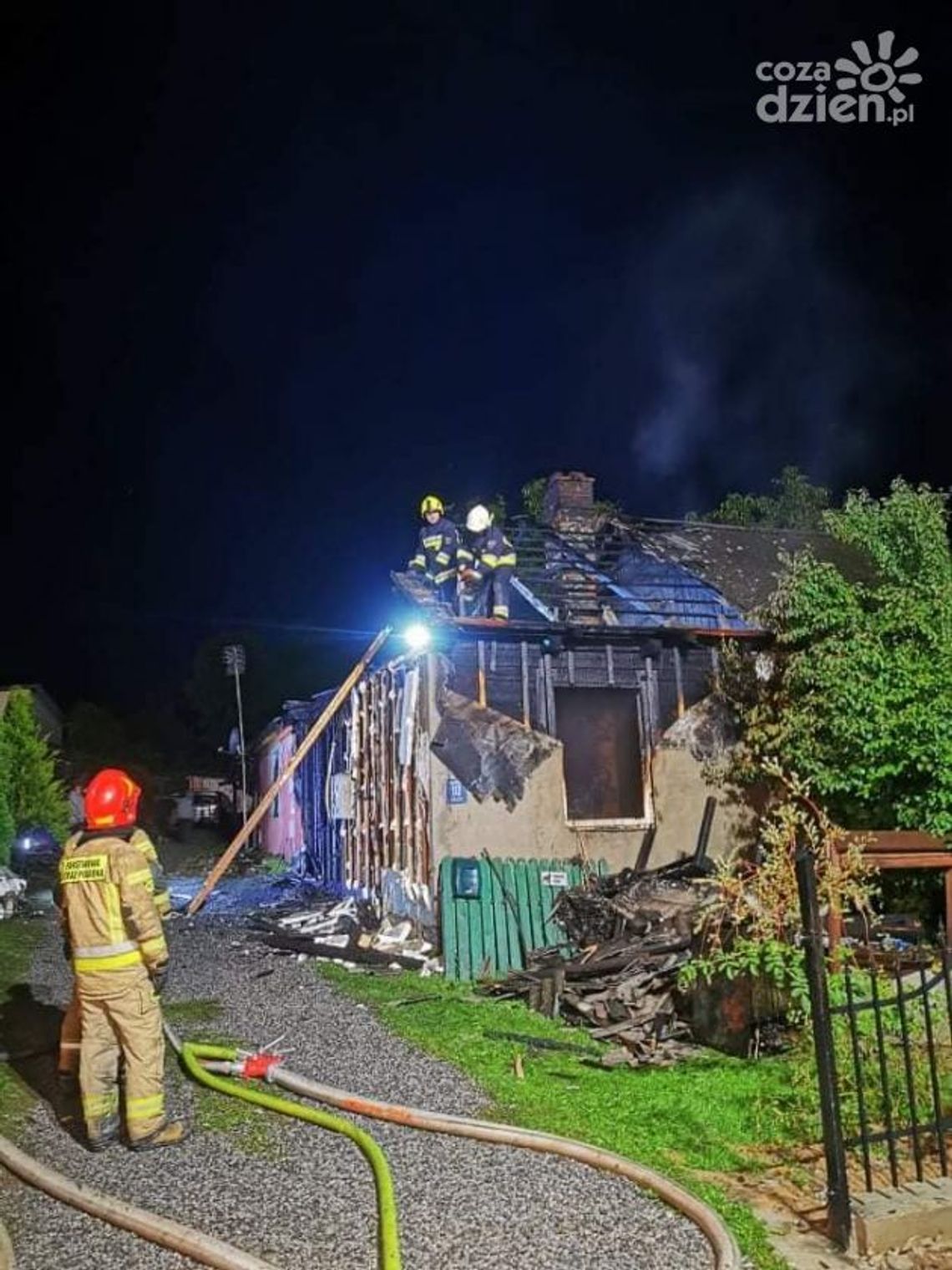 Pożar w Łazach. Nie żyje 47-latek 