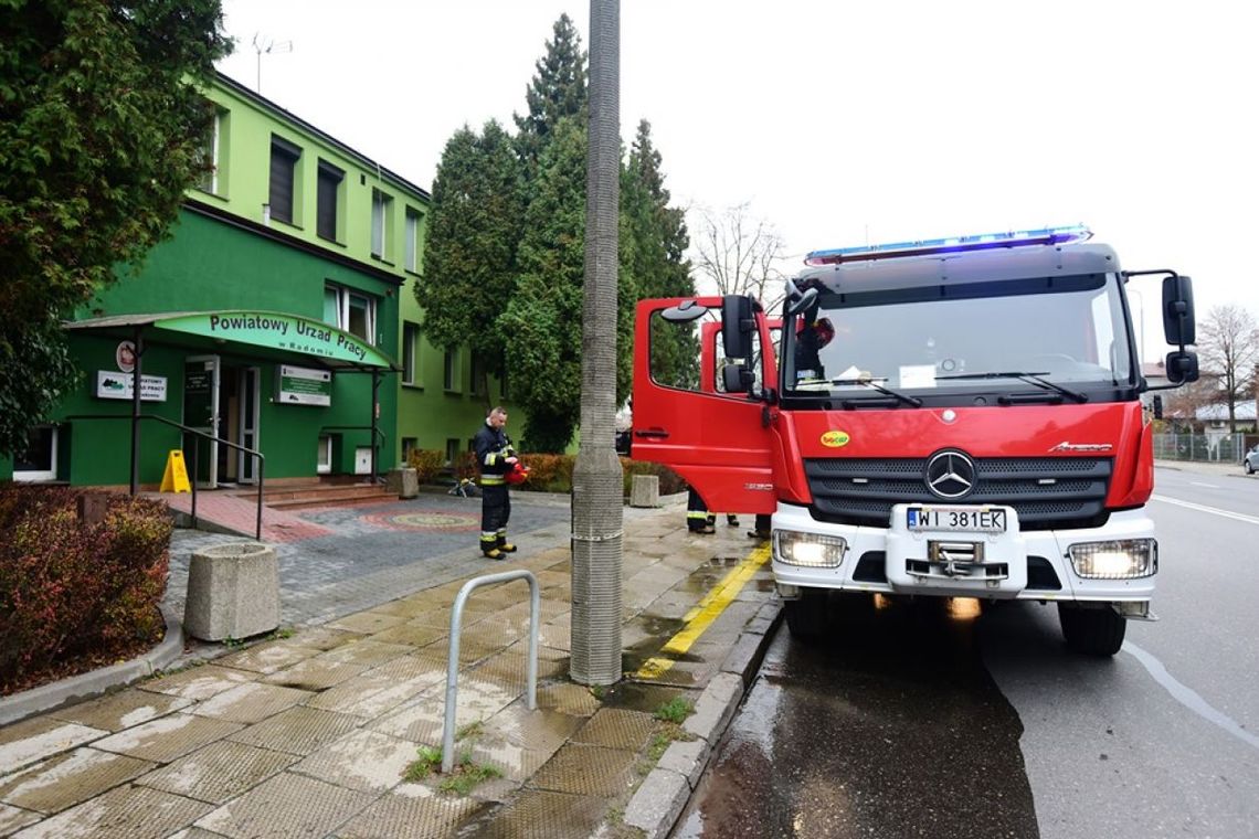 Pożar w PUP-ie Pożar w PUP-ie
