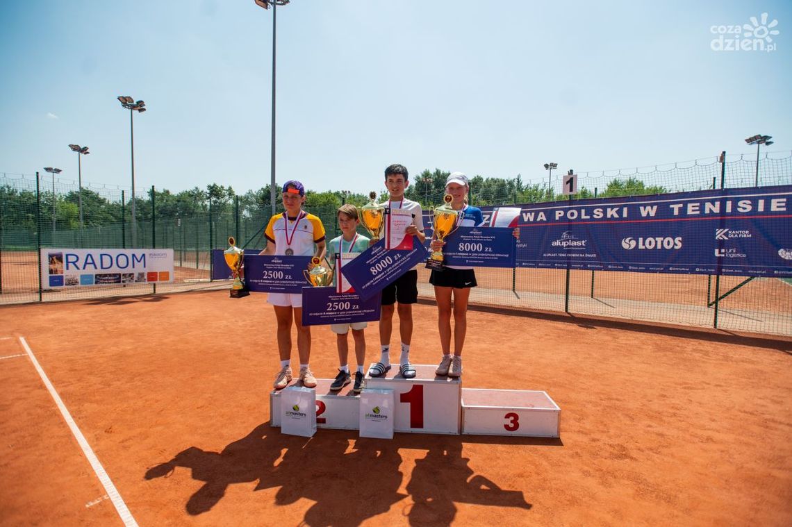 Poznaliśmy triumfatorów radomskich mistrzostw Polski w tenisie. Jednostronne finały