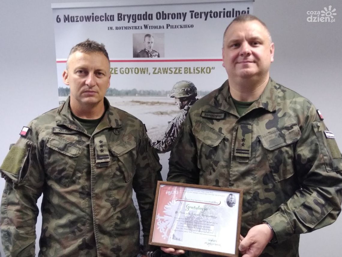 Ppłk Łukasz Baranowski w „Terytorialsach”