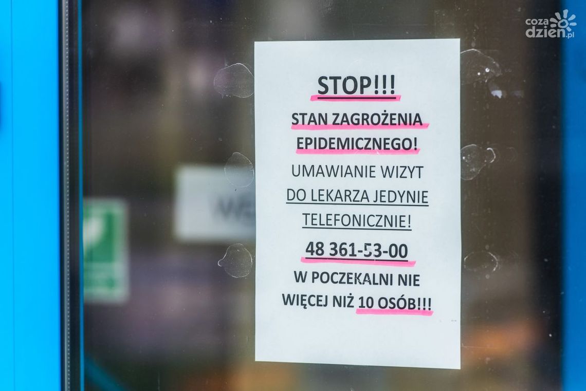 Praca szpitali w powiecie 