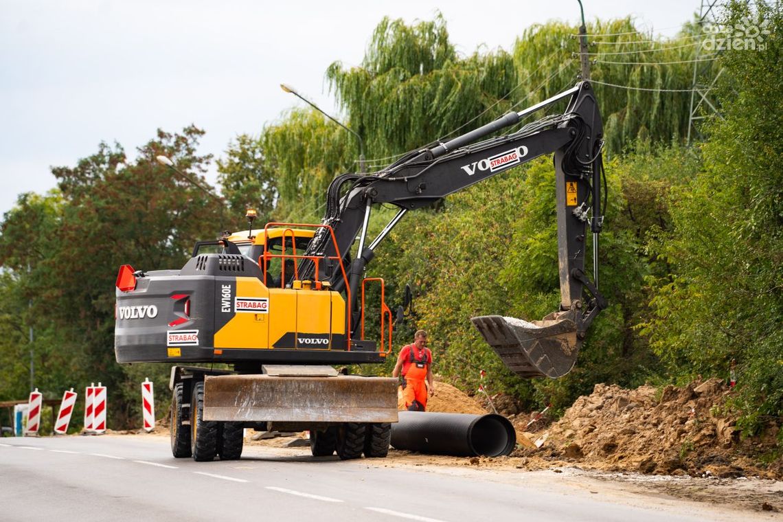 Prace na ul. Wolanowskiej Prace na ul. Wolanowskiej