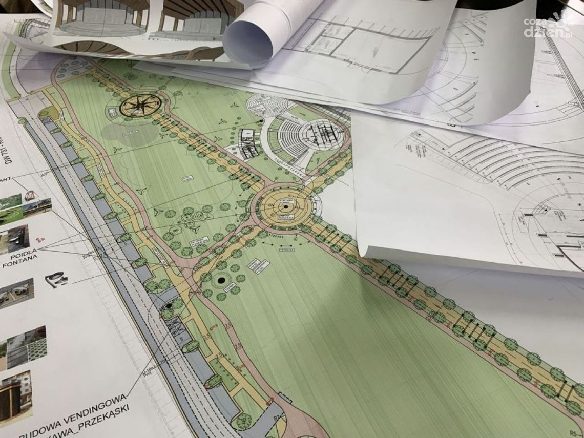 Prace projektowe terenów nadpilicznych w Białobrzegach