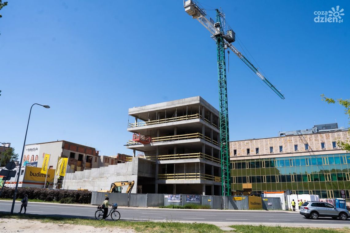 Prace przy radomskim medyku idą zgodnie z planem