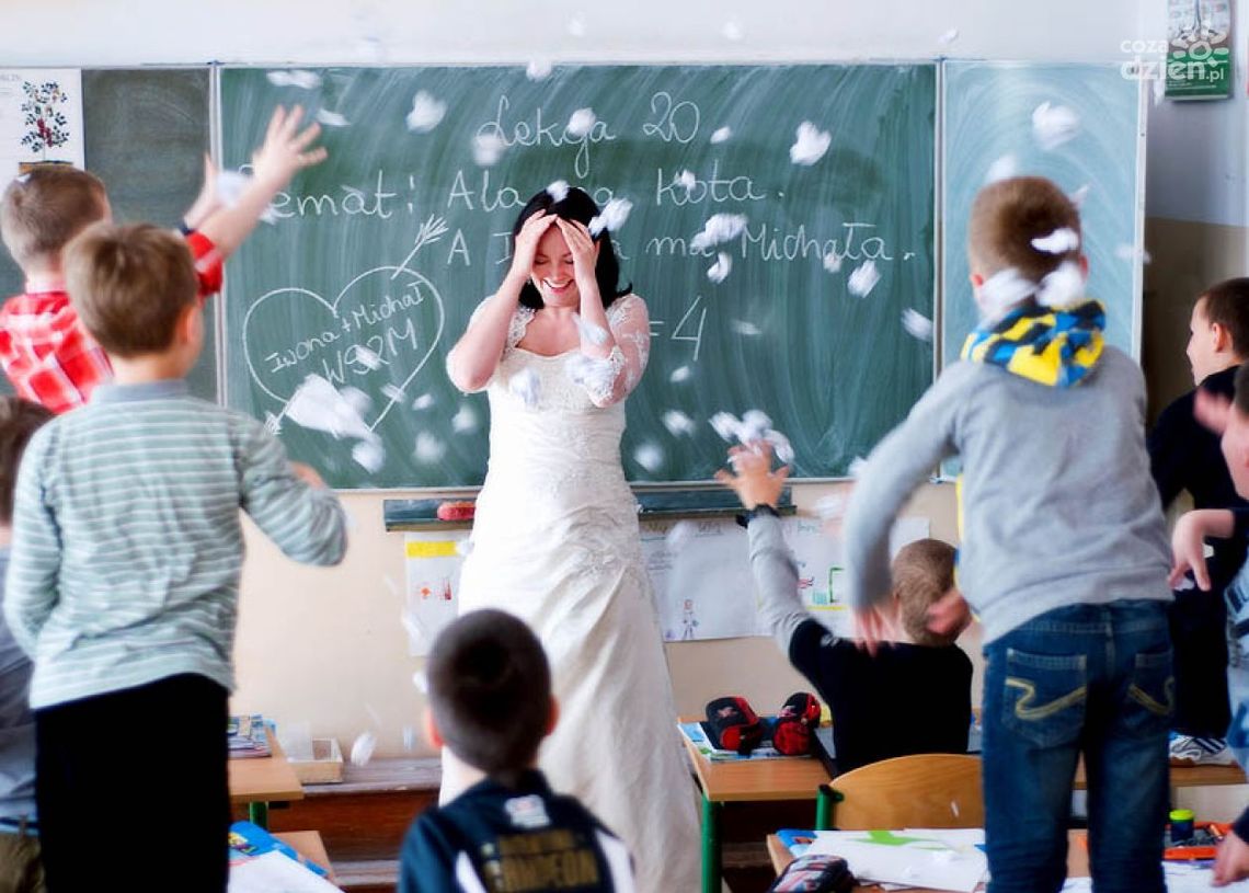 Prawa ręka pary młodej