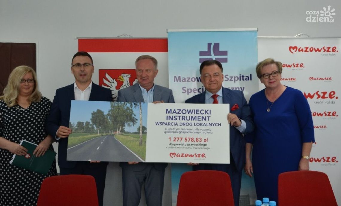 Prawie 1,3 mln zł na przebudowę drogi w powiecie przysuskim