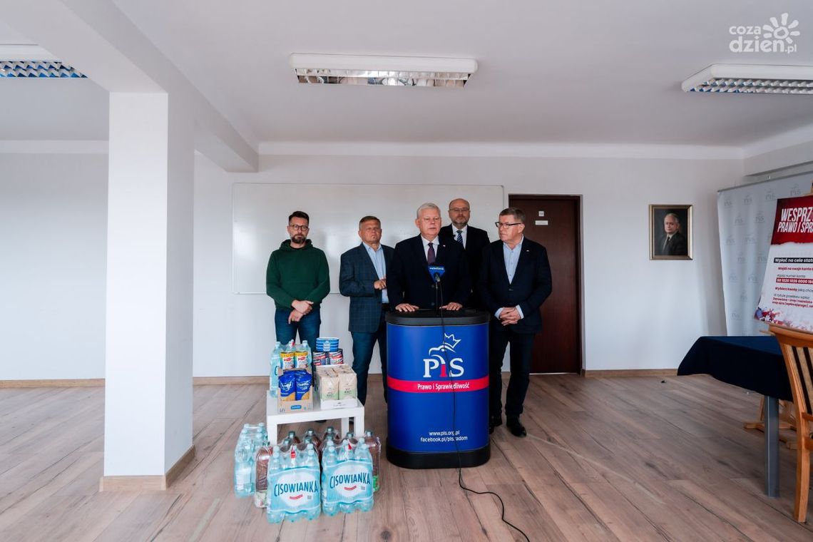 Prawo i Sprawiedliwość dołączyło do zbiórki dla powodzian